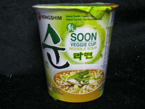 Cup Nudeln, Soon Veggie Cup, Nong Shim,  5x67g